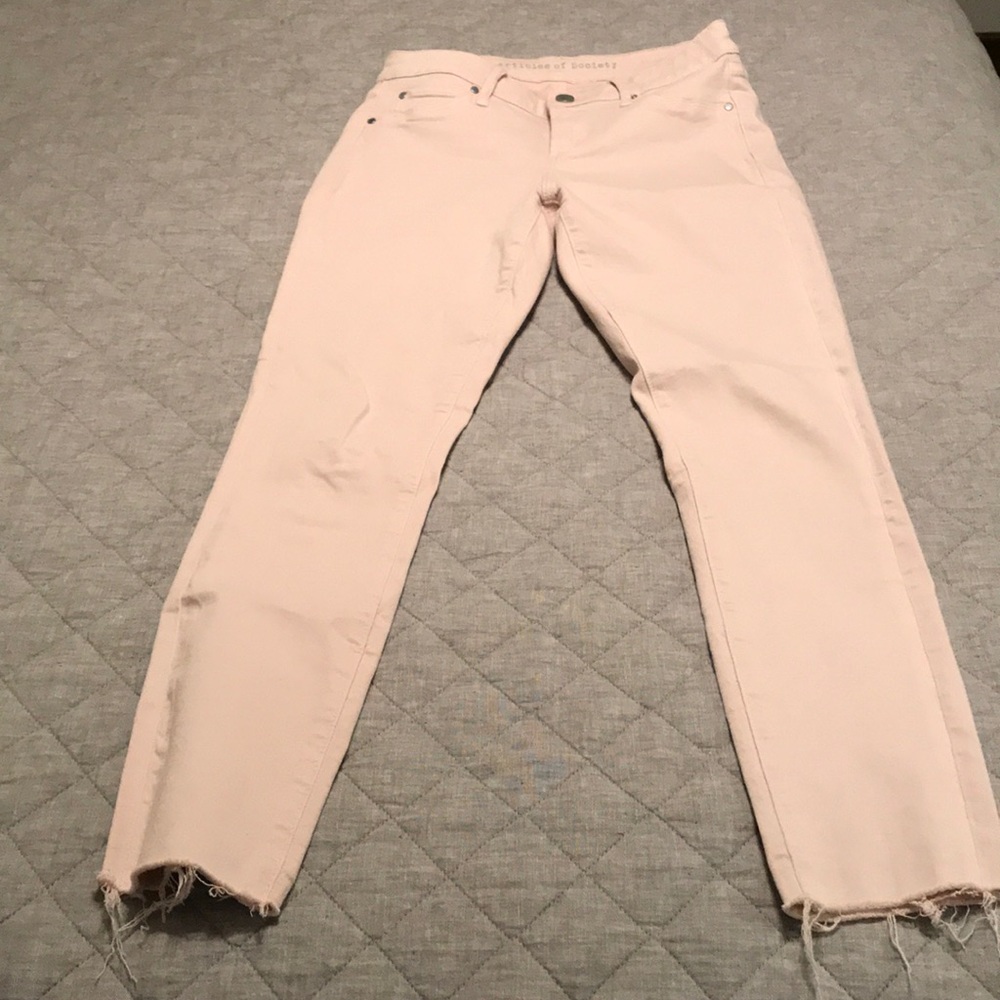 Articles of Society Pale Pink Jeans